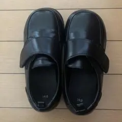 シューズ 19.0 ブラック　フォーマル