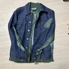 新品未使用】sacai 再構築 ドッキングデニム ジャケット パフスリーブ 