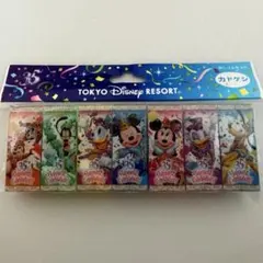 東京ディズニーリゾート 35周年記念消しゴムセット 7個入り　新入学