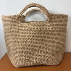 麻紐はしごレーストートバッグ