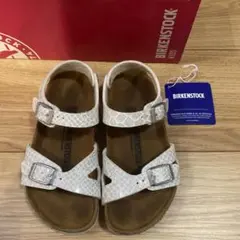 ビルケンシュトック 18cm RioKids Magic Snake White