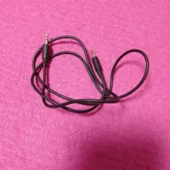 3.5mmオーディオケーブル 約85cm ブラック