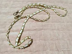 ★中古★ゴールドとホワイトのネックストラップ