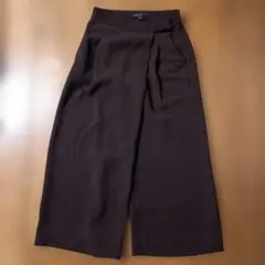 バナナリパブリック　キュロット　ロングスカート風　ブラウン　美品