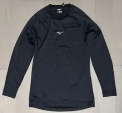 Mizuno(ミズノ) アンダーシャツ 長袖 ローネック 黒（サイズ160）