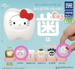 サンリオキャラクターズ みんなでなっちゃお！ 歯 は　キティ マイメロ