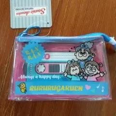 サンリオ るるる学園 クリアカセット風ポーチ/ヴィンテージレトロ2024年製のサムネイル