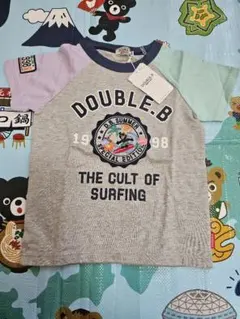 新品　ミキハウス　ダブルビー　半袖シャツ　100