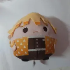 我妻善逸 鬼滅の刃 ふわコロりん　キーホルダー　ストラップ　ぬいぐるみ