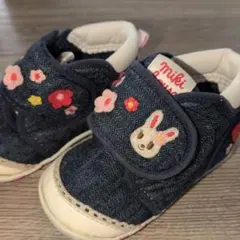 ミキハウス デニムファーストシューズ