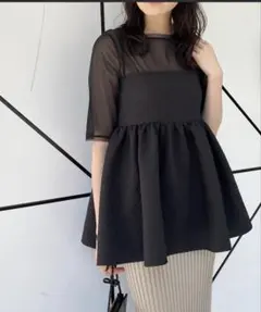 専用☆ウィムガゼット☆ジャガードキャミブラウスのサムネイル