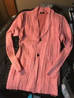 5351 シワ加工2BUTTON CARDIGAN PINK 46のサムネイル