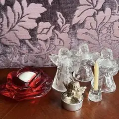 クリスマス　キャンドルホルダー６点セット