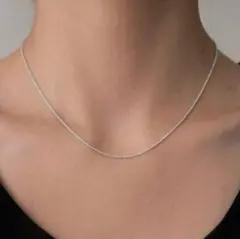 silver925 チェーンネックレス (幅0.7mm 長さ50cm) LORO