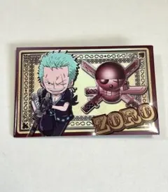 ワンピース チョコ缶バッジ ゾロ セブンイレブン限定