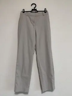 t*o様 グレージュ　スラックス ベルトループ付き