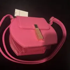 SPIRALGIRLピンク ラウンド型 ショルダーバッグ