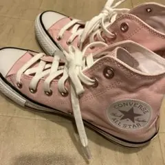 コンバース ピンク ハイカット 24cm オールスター