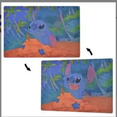 ディズニー スティッチ チェンジングポストカード