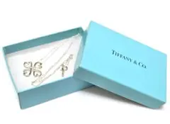 ティファニー　ラビングハート　クローバーSV925ネックレス　箱付き　42518