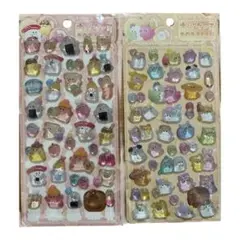 残り6点！オバケーヌ　立体シール　うるちゅる　おばけシール 2枚set