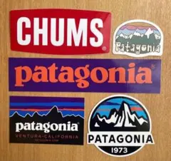 ☆新品☆チャムス　パタゴニア　アウトドアステッカー５枚