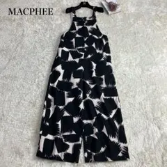 24SS✨マカフィー　コットンリネンプリペラ サロペット　オーバーオール　総柄のサムネイル