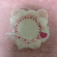 缶バッジ ロゼット サンキューマート ピンク