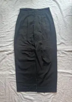 50s rayon gabardine slacks Black 2tuck