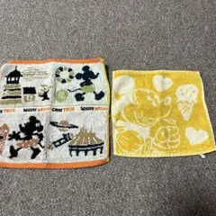 ディズニー ミッキー タオル 2枚セット