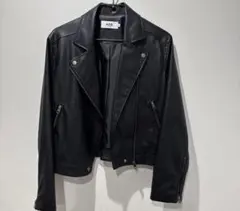 【美品】AZUL by MOUSSY ブラックライダースジャケット M