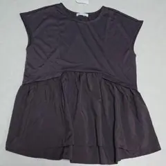 chocol raffine robeパネルラインドッキング チュニック