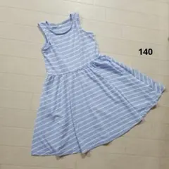 140♡イオン♡ワンピース♡ノースリーブ♡ストライプ♡子供♡キッズ♡女の子
