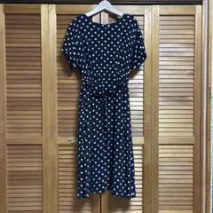 【美品】マッキントッシュフィロソフィー♡ドット柄ワンピースのサムネイル