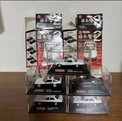 【美品】REAL-X 1/72 日本警察 パトカーコレクション5台セットのサムネイル