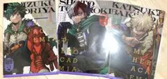 最強ジャンプ　9月号　ヒロアカ　ガシャポン　クリアファイル　3枚コンプ