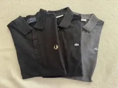 ポロシャツ3枚セット (フレッドペリー/ラコステ)