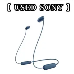 【ジャンク】ソニー　SONY Bluetoothイヤホン　WI-C100 ブルー