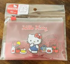 Sanrio Hello Kitty ファスナーケース入り　ゼムクリップ　キティ