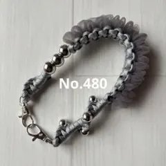 パラコード　ハンドストラップ　スマホストラップ　ハンドメイド　No.480