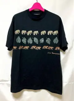 JimThompson アニマルプリント　半袖　Tシャツ　黒のサムネイル
