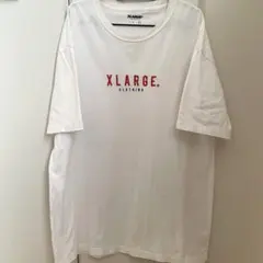 XLARGE ロゴ 赤 刺繍 Tシャツ ホワイト XLサイズ