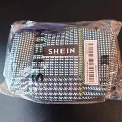 SHEIN ノベルティチェック柄ポーチ 新品未使用のサムネイル
