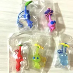 ピクミン マスコット&フルーツグミ2ピクミン5種セット 赤 青 羽 光 氷