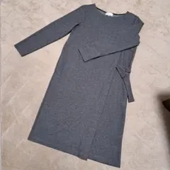 【ALPHA　CUBIC】ワンピース　M グレー