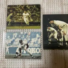 1973年 カルビー プロ野球カード 王貞治3枚セット