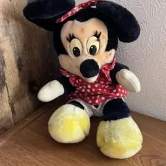 ディズニー ミニーマウス ぬいぐるみ 昭和レトロ
