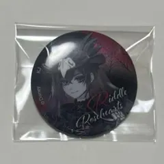 ツイステ AGF カミオジャパン メタリック 缶バッジ リドル・ローズハート