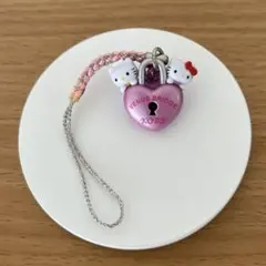 ご当地キティ　神戸限定　ビーナスブリッジバージョン　根付け　ストラップ