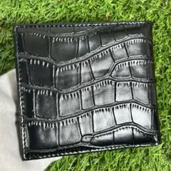 Northbury クロコダイル クロコ 型押し 財布 折り財布 二つ折り財布